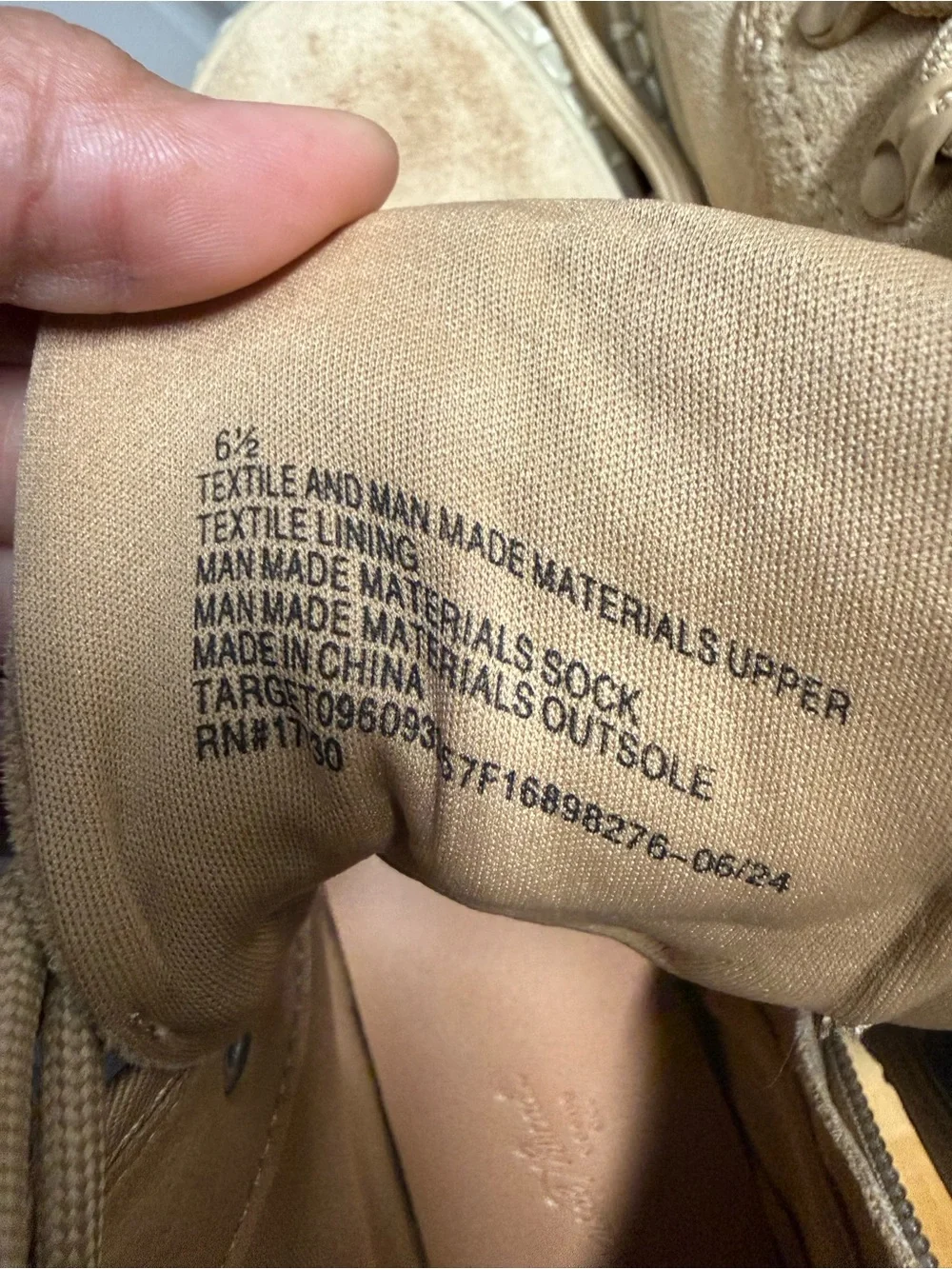 Universal Thread  Tan Lace-Up Suede Boots